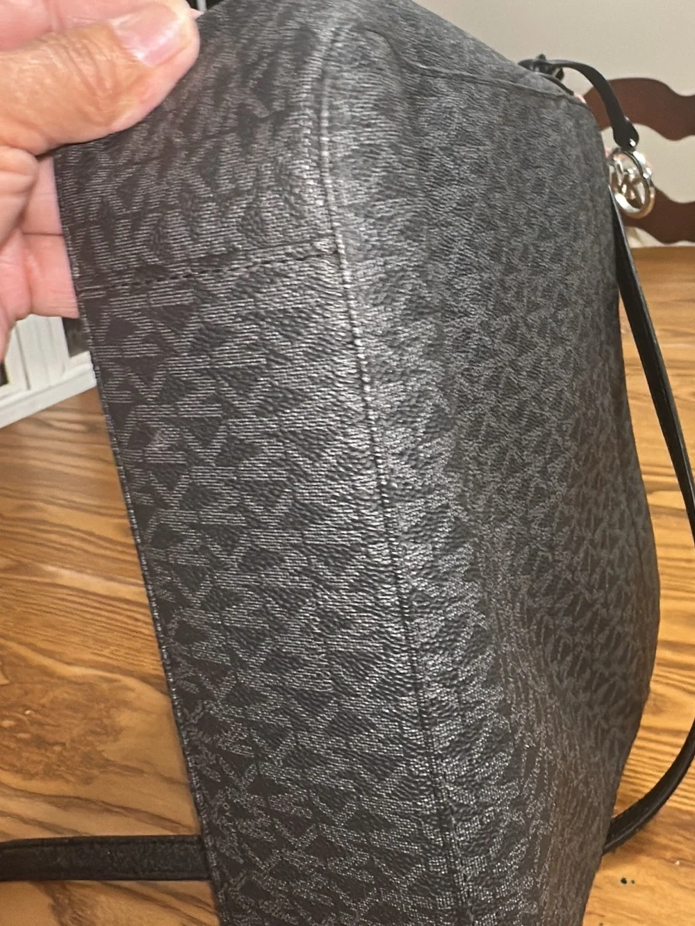 Michael Kors Messenger Crossbody Bag Black Jet Set Travel Large Logo (bags16)